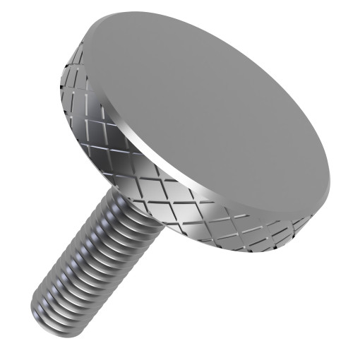 M4 x 20mm Thin Knurled Thumbscrew DIN 653 A1 Stainless Steel | Vital Parts