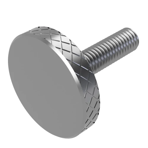 M6 x 35mm Thin Knurled Thumbscrew DIN 653 A1 Stainless Steel | Vital Parts
