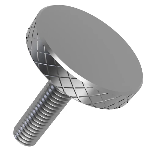 M10 x 32mm Thin Knurled Thumb Screw (DIN 653) | A1 Stainless Steel