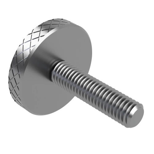 M10 x 35mm Thin Knurled Thumbscrew DIN 653 A1 Stainless Steel | Vital Parts