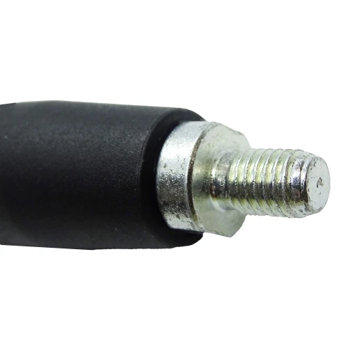 M10 x 15mm x 97mm Rotating Nylon & BZP Cylindrical Threaded Handle - Male | Vital Parts