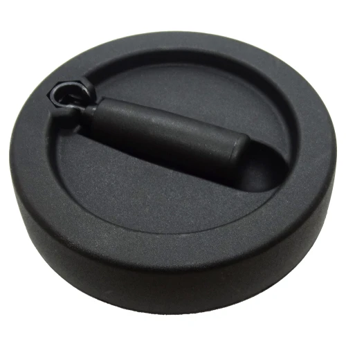 80mm x 35mm Solid Control Handwheel - Flush Folding Handle 