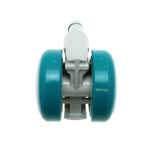 100mm Medical Stem Castor Wheel - 11mm x 22mm Stem (For Hard Floors) | 40kg