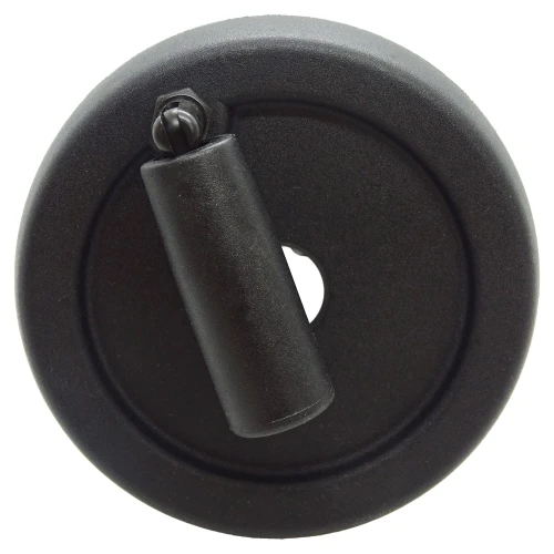 100mm x 39mm Solid Control Handwheel - Folding Handle | Vital Parts