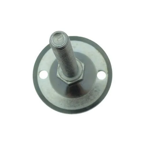 M8 x 100mm Metal Adjustable Foot - 40mm Bolt Down Base | 650kg Load