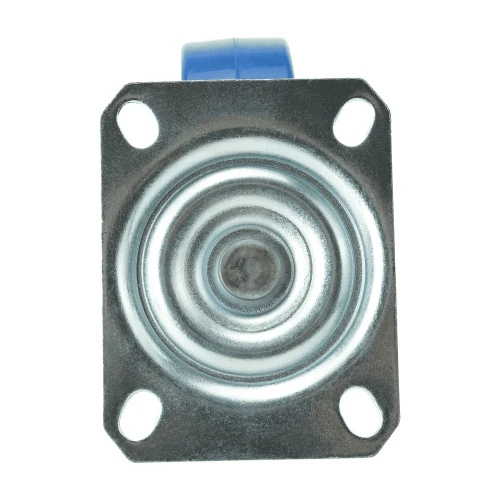 200mm Blue Elastic Top Plate Castor | Vital Parts