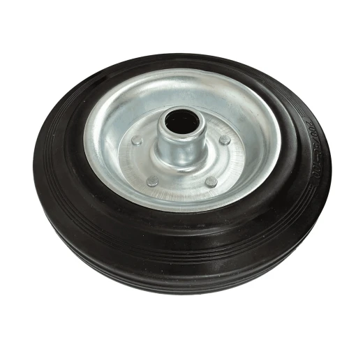 200mm x 50mm Heavy Duty Rubber Wheel | Castor Wheels | Vital Parts