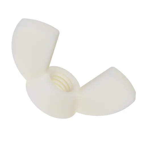 M10 Plastic Wing Nut (DIN 315) | Natural Nylon