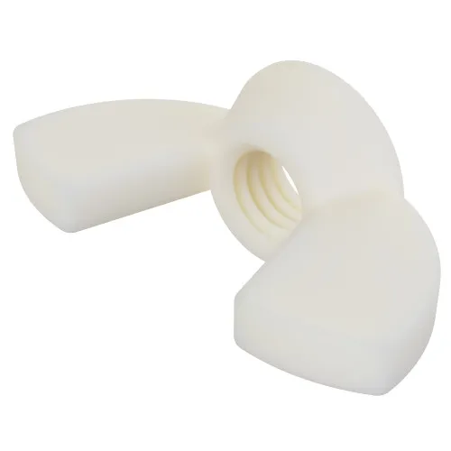 M10 Plastic Wing Nut (DIN 315) | Natural Nylon