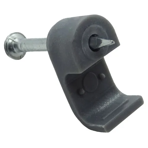 1.5mm Flat Cable Clips - Single - Grey | 100pk