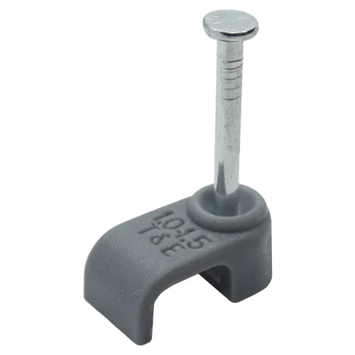 10.0mm Flat Cable Clips - Single (Pack of 100) | Twin & Earth Cable Clips | Vital Parts