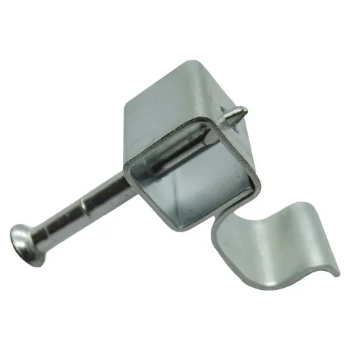 1.5mm Metal Wire Clips - Steel BZP | 100pk