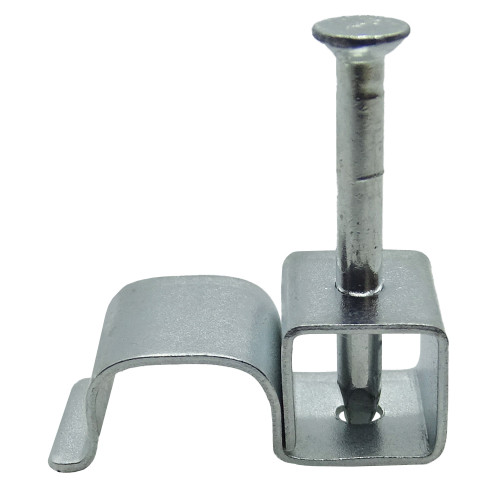 4mm Metal Wire Clips - Steel BZP | 100pk