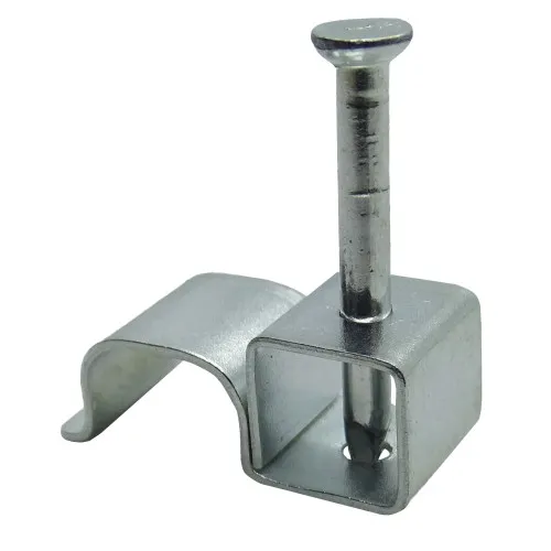 4mm Metal Wire Clips - Steel BZP | 100pk