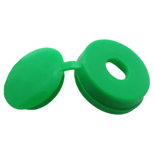 Number Plate Screw Cap - Green  | Hinged Screw Caps | Vital Parts