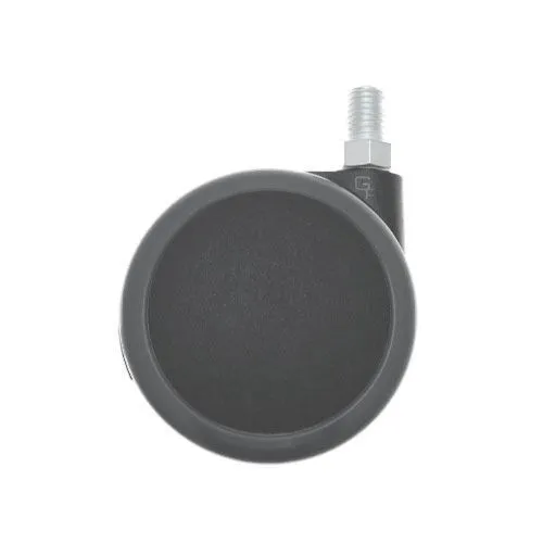 125mm Conductive Threaded Castor Wheel - M12 x 20mm Thread (For Hard Floors) | 40kg