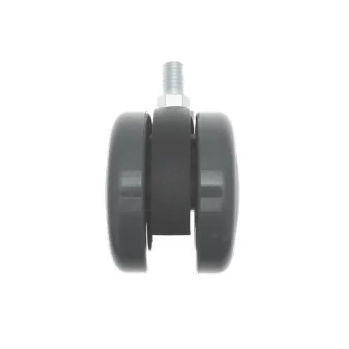 125mm Conductive Threaded Castor Wheel - M12 x 20mm Thread (For Hard Floors) | 40kg