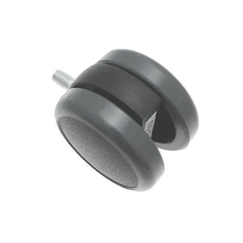 125mm Conductive Threaded Castor Wheel - M12 x 20mm Thread (For Hard Floors) | 40kg