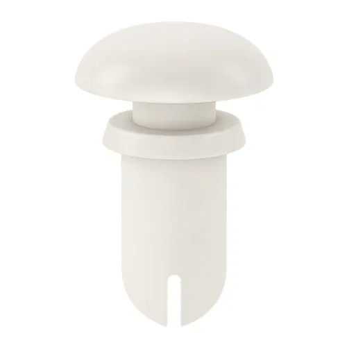 3.0mm x 4.5mm White Plastic Snap Rivets | Nylon Fasteners