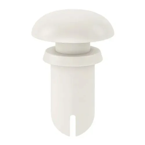 4.0mm x 5.0mm Plastic Snap Rivet - White