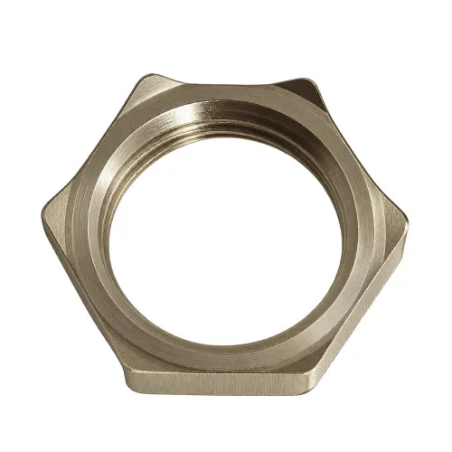 PG 9 Brass Cable Gland Locknut | Plain