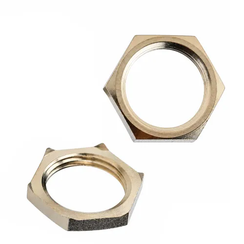 PG 9 Brass Cable Gland Locknut | Plain
