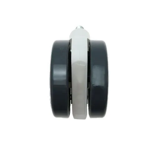 75mm Threaded Castor Wheel - M10 x 15mm Thread (For Hard Floor) | 75kg