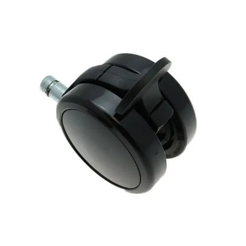 75mm Braked Stem Castor Wheel - 10mm x 22mm Stem (For Hard Floor) | 75kg