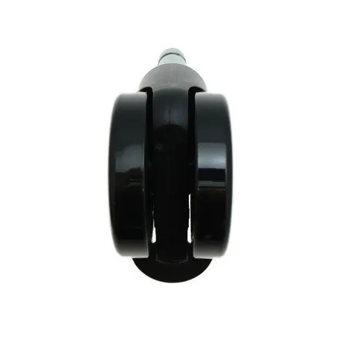 75mm Braked Stem Castor Wheel - 10mm x 22mm Stem (For Hard Floor) | 75kg