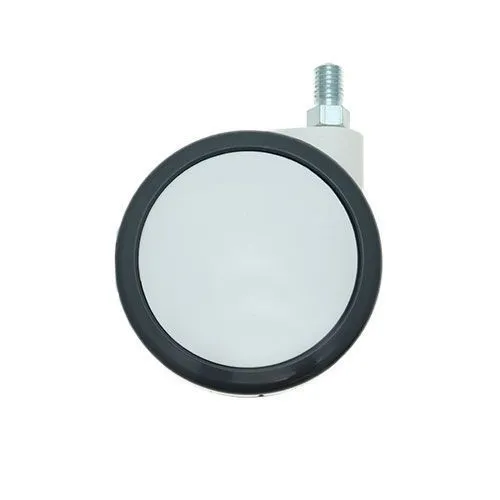 75mm Threaded Castor Wheel - M12 x 20mm Thread (For Hard Floor) | 75kg