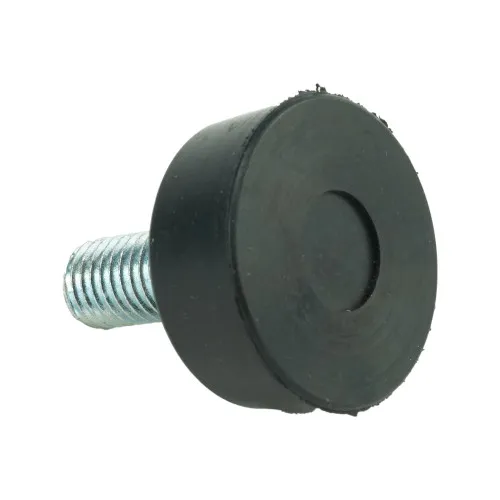 M12 x 25mm Tapered Rubber Adjustable Feet | Vital Parts
