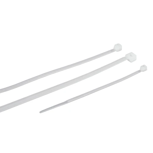 630mm Natural Cable Ties (189mm Max Bundle) - 1.8mm Thick x 4.8mm Wide | 100pk