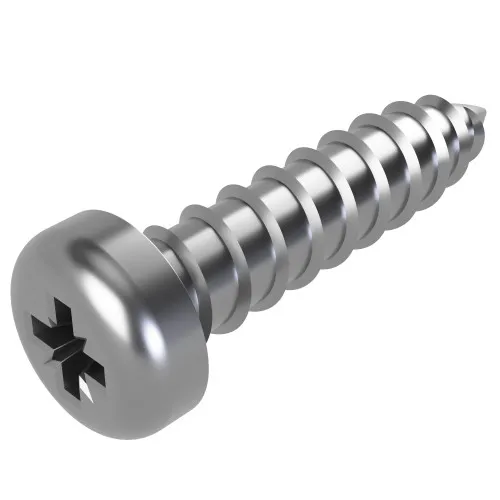 4.8mm x 80mm Pozi Pan AB Self Tapping Screw DIN 7981CZ - A2 | Vital Parts