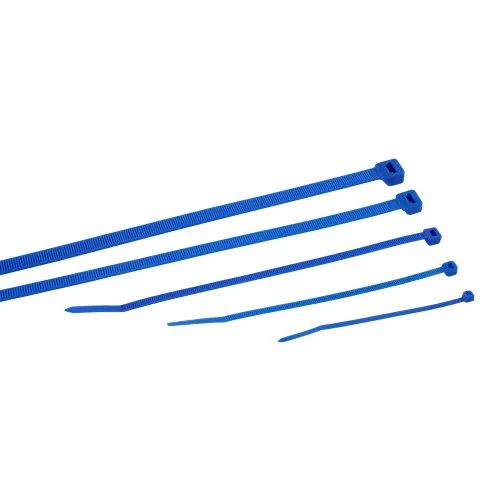450mm Blue Cable Ties (128mm Max Bundle) - 1.9mm Thick x 9mm Wide | 100pk