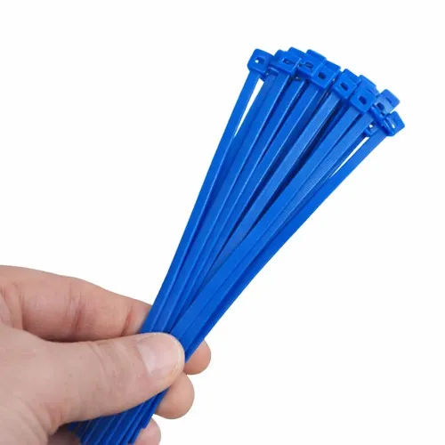 450mm Blue Cable Ties (128mm Max Bundle) - 1.9mm Thick x 9mm Wide | 100pk