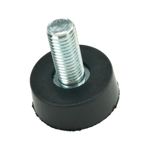M12 x 25mm Tapered Rubber Adjustable Feet | Vital Parts
