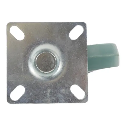 50mm Green Rubber Top Plate Castor  | Vital Parts