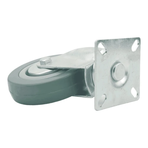 75mm Green Rubber Top Plate Castor  | Vital Parts