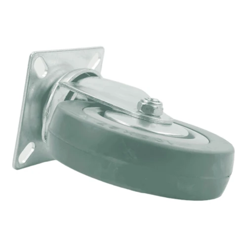 100mm Green Rubber Top Plate Castor  | Vital Parts