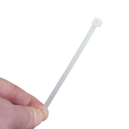 120mm Natural Cable Ties (28mm Max Bundle) - 1.3mm Thick x 2.5mm Wide | 100pk