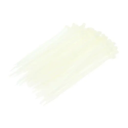 120mm Natural Cable Ties (28mm Max Bundle) - 1.3mm Thick x 2.5mm Wide | 100pk