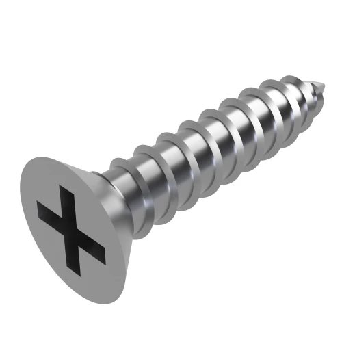 3.5mm x 9.5mm Phillips Countersunk Self Tapping Screw DIN 7982CH - A4 | Vital Parts