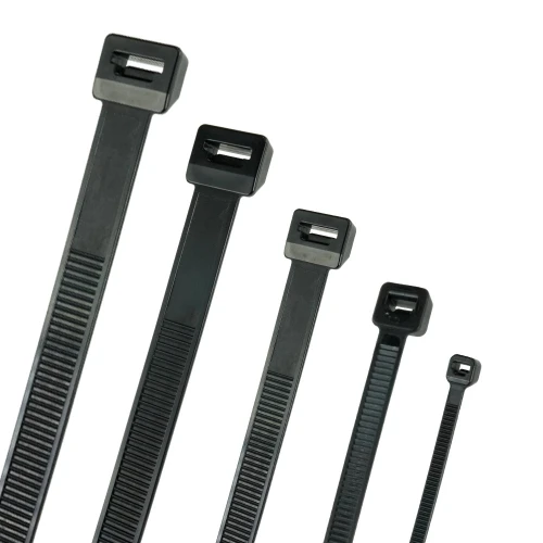 370mm Black Cable Ties (105mm Max Bundle) - 1.5mm Thick x 4.8mm Wide | 100pk