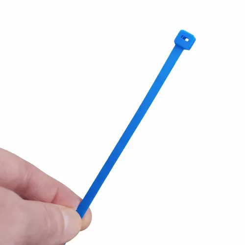 370mm Blue Cable Ties (105mm Max Bundle) - 1.5mm Thick x 4.8mm Wide | 100pk