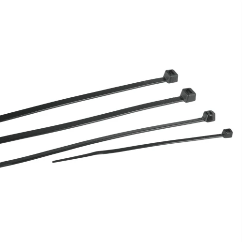 Black Plastic Cable Ties for Cable Management