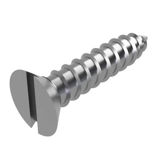 3.9mm x 9.5mm Slotted Countersunk AB Self Tapping Screw (DIN 7982C) | A2 Stainless Steel