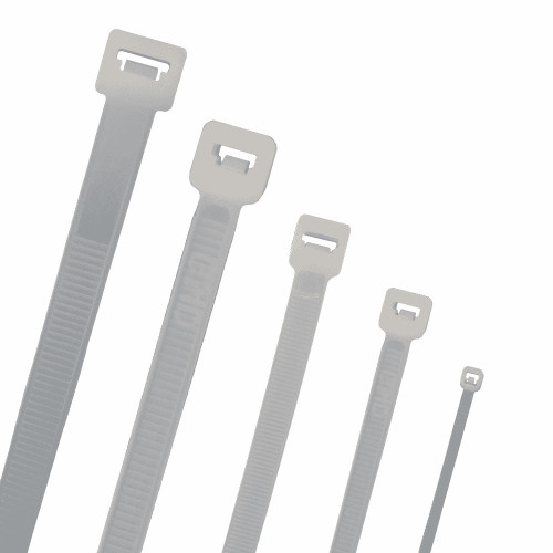 550mm Natural Cable Ties (160mm Max Bundle) - 2mm Thick x 9mm Wide | 100pk