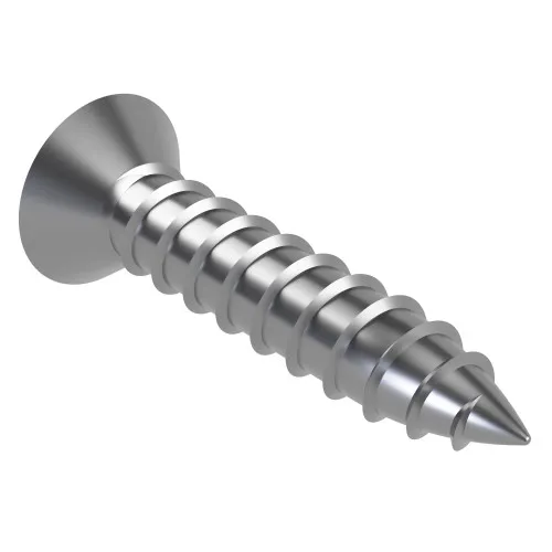 3.9mm x 16mm Slotted Countersunk AB Self Tapping Screw (DIN 7982C) | A2 Stainless Steel