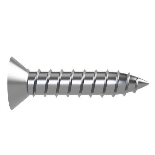 3.9mm x 16mm Slotted Countersunk AB Self Tapping Screw (DIN 7982C) | A2 Stainless Steel