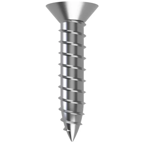 4.8mm x 32mm Slotted Countersunk AB Self Tapping Screw (DIN 7982C) | A2 Stainless Steel